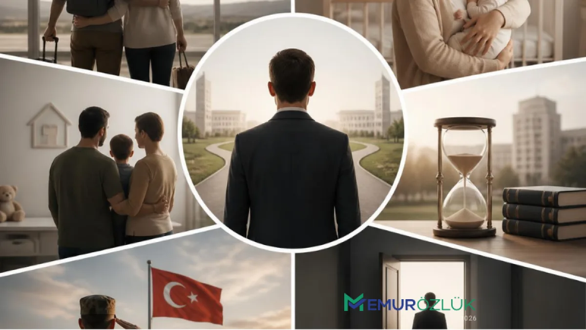 memur aylıksız izin türleri 657 108 refakat 5 yıl askerlik şartlar